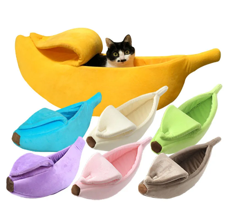 Cama banana para pets