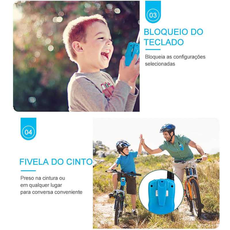 Walkie Talkie Portátil infantil - Rbkstore