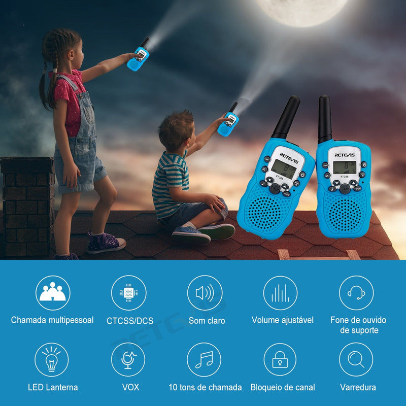 Walkie Talkie Portátil infantil - Rbkstore